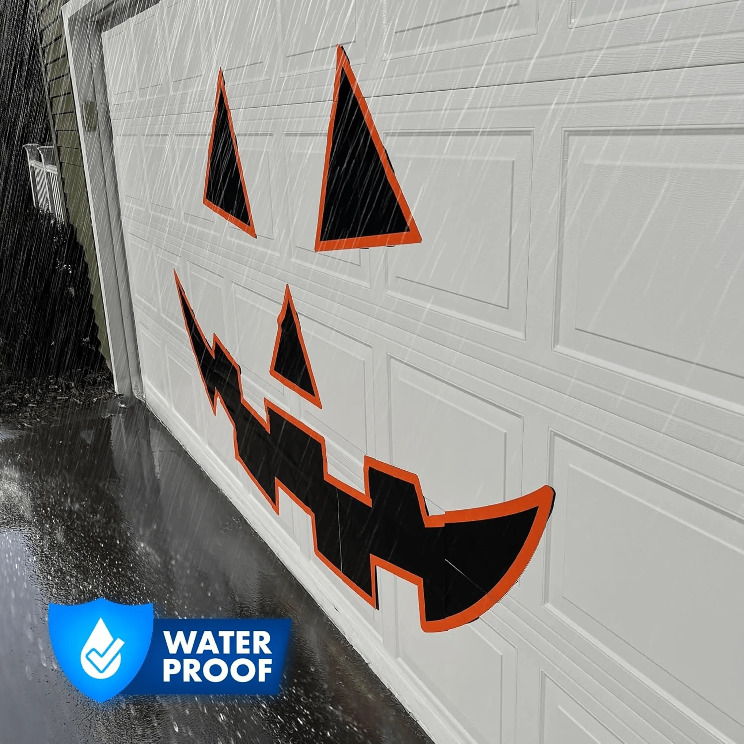 Large Jack-O-Lantern Garage Door Magnets 16-Piece Set - Image 4