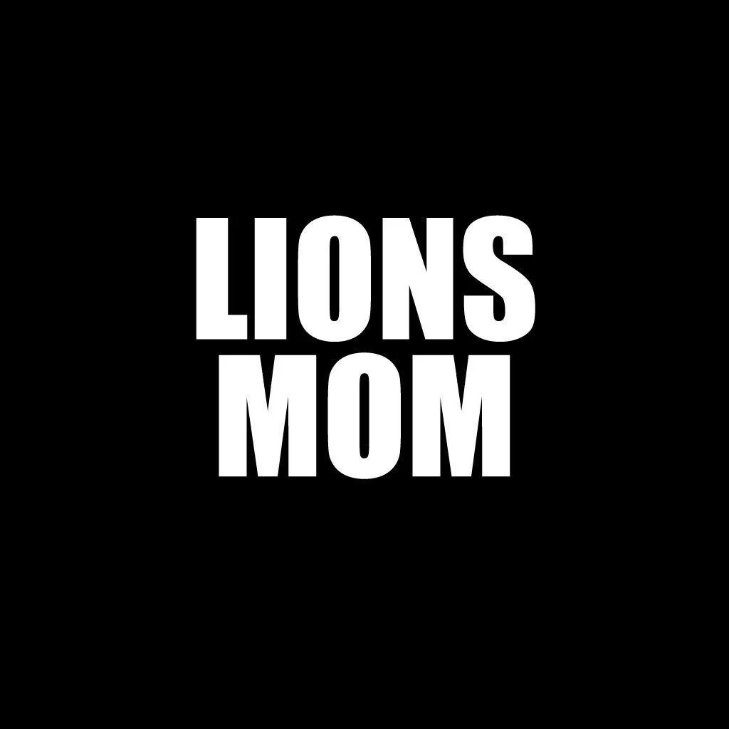 Lions Mom Black Folding Camping Chair - Image 2