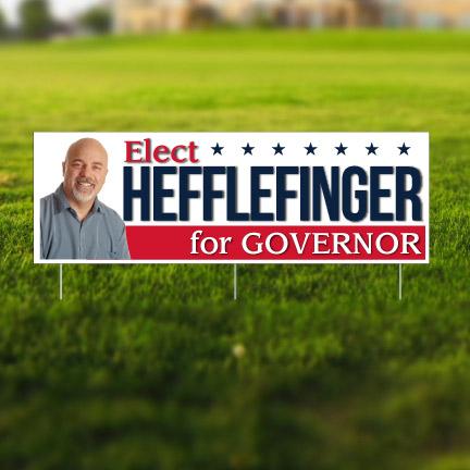 12"x36" Long-Name Political Yard Signs with 3 EZ stakes per sign - Image 3