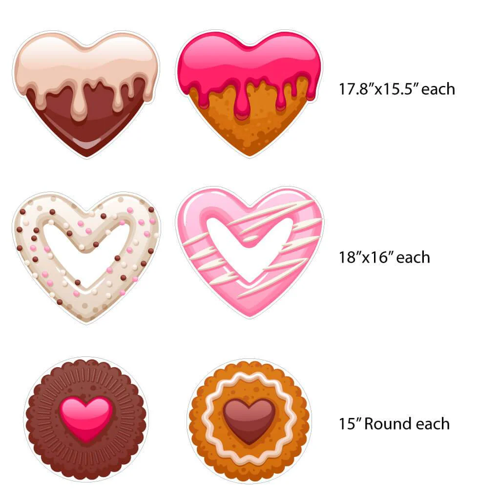 Love is Sweet Valentine's Day Yard Decoration | 13 pc Set - Image 5