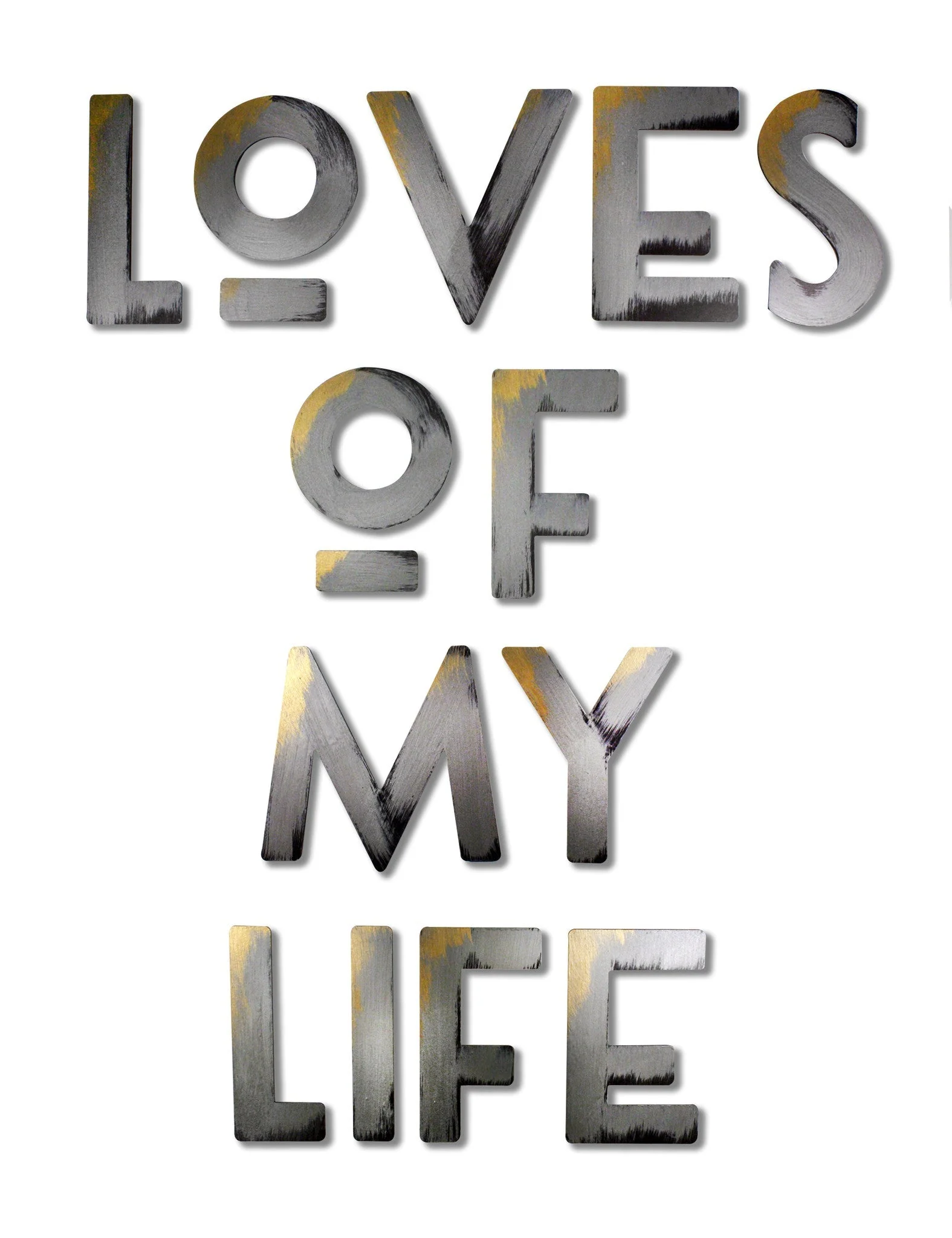 LOVES OF MY LIFE Hand Painted Wall Decor - Image 5