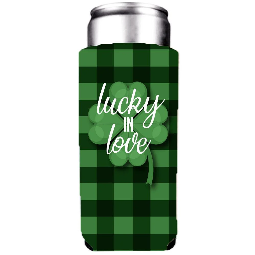 Lucky in Love Irish Bachelorette Party Can Coolers Pack - Image 5