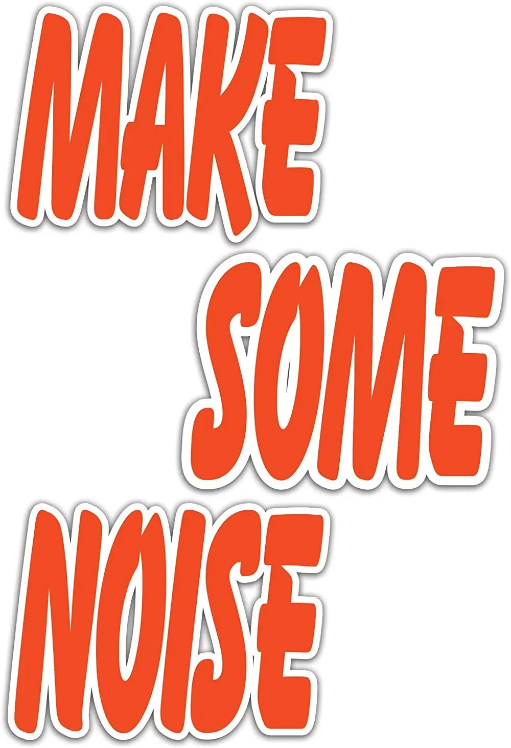 Make Some Noise' Cheerleader Cut Out Words - Image 6