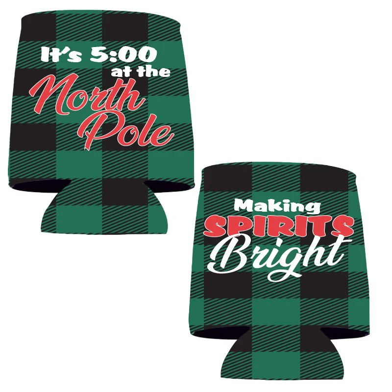 Making Spirits Bright Holiday Can Coolers Pack - Image 2