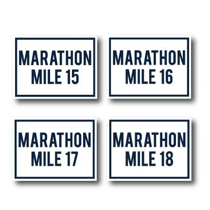 Navy Blue Marathon Race Yard Sign Package - Image 7