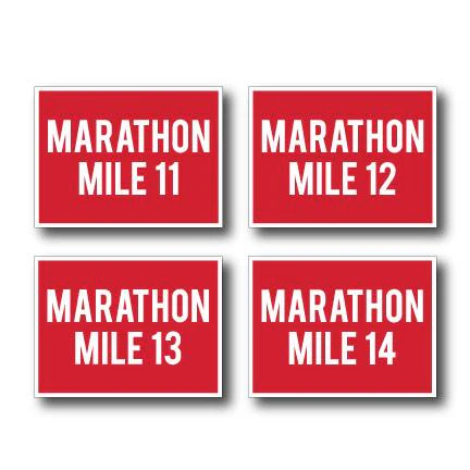 Red Marathon Race Yard Sign Package - Image 6