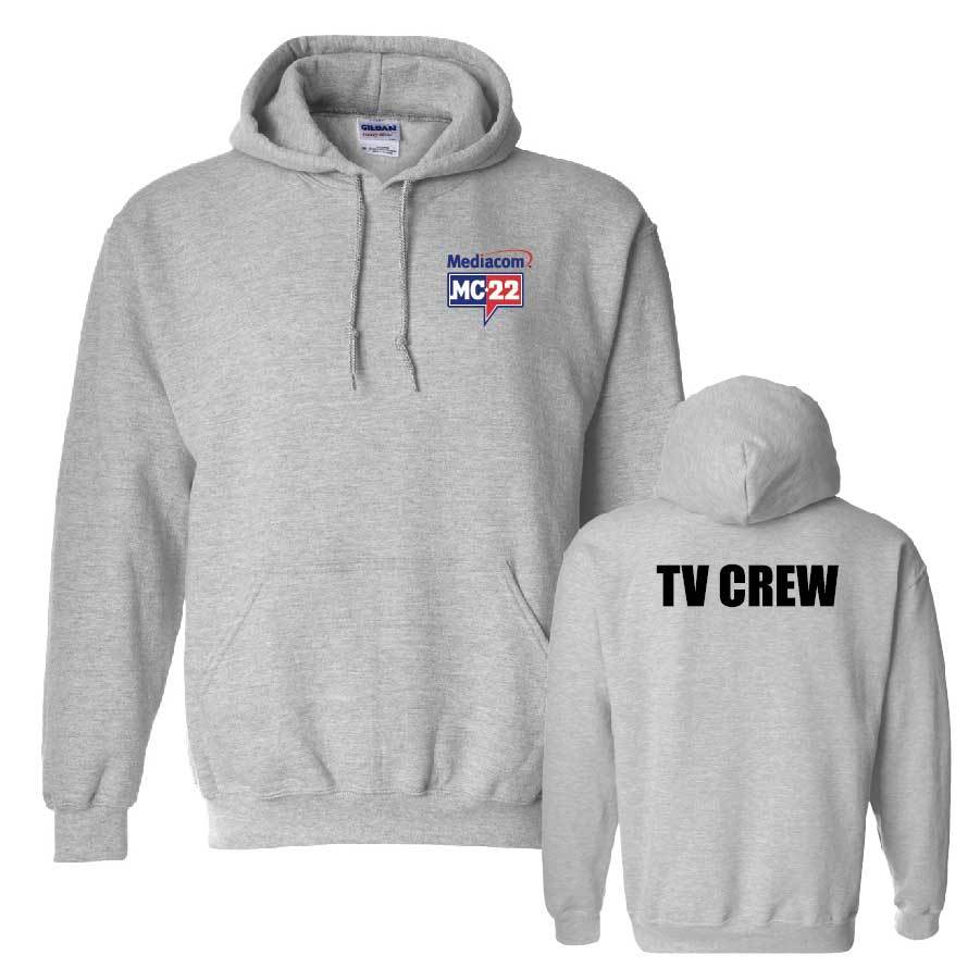 MC22 Sport Grey 2 Sided Hooded Sweatshirt