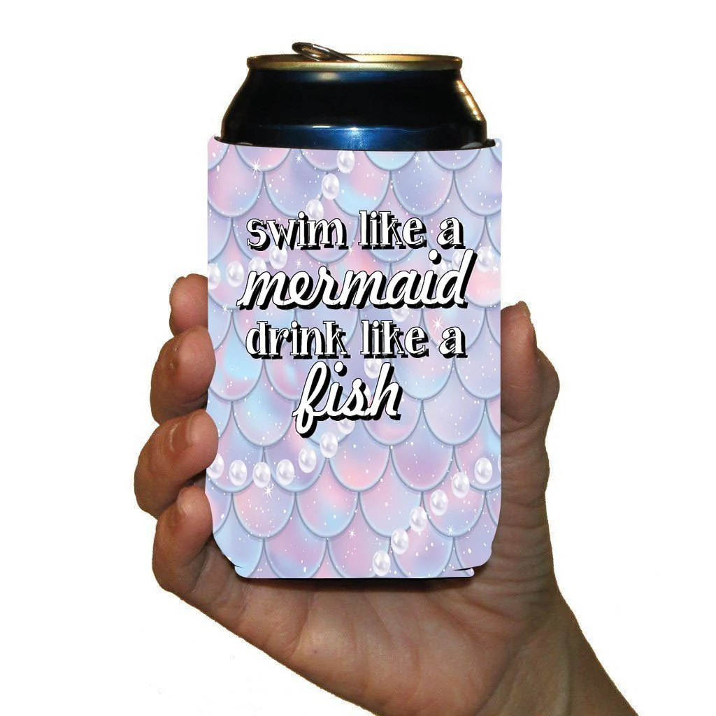Last Splash Mermaid Bachelorette Custom Can Cooler Set - Image 4