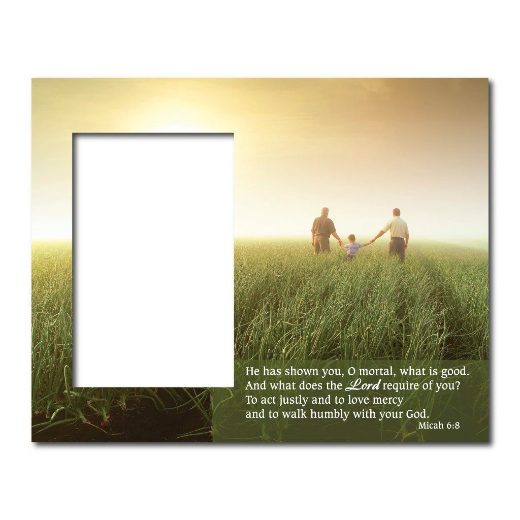 Micah 6:8 Decorative Picture Frame - Image 2