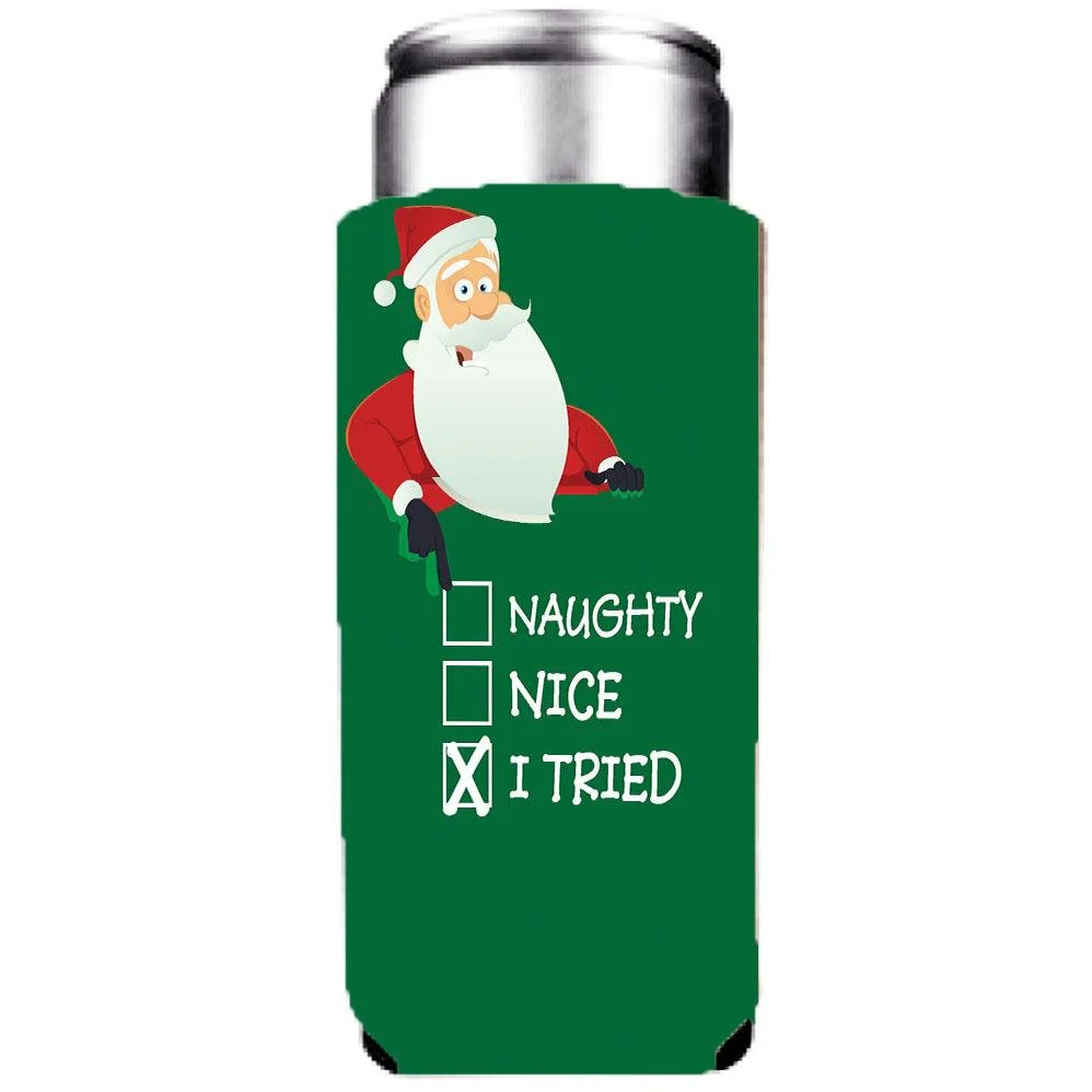 Naughty & Nice List Holiday Can Coolers Pack - Image 6