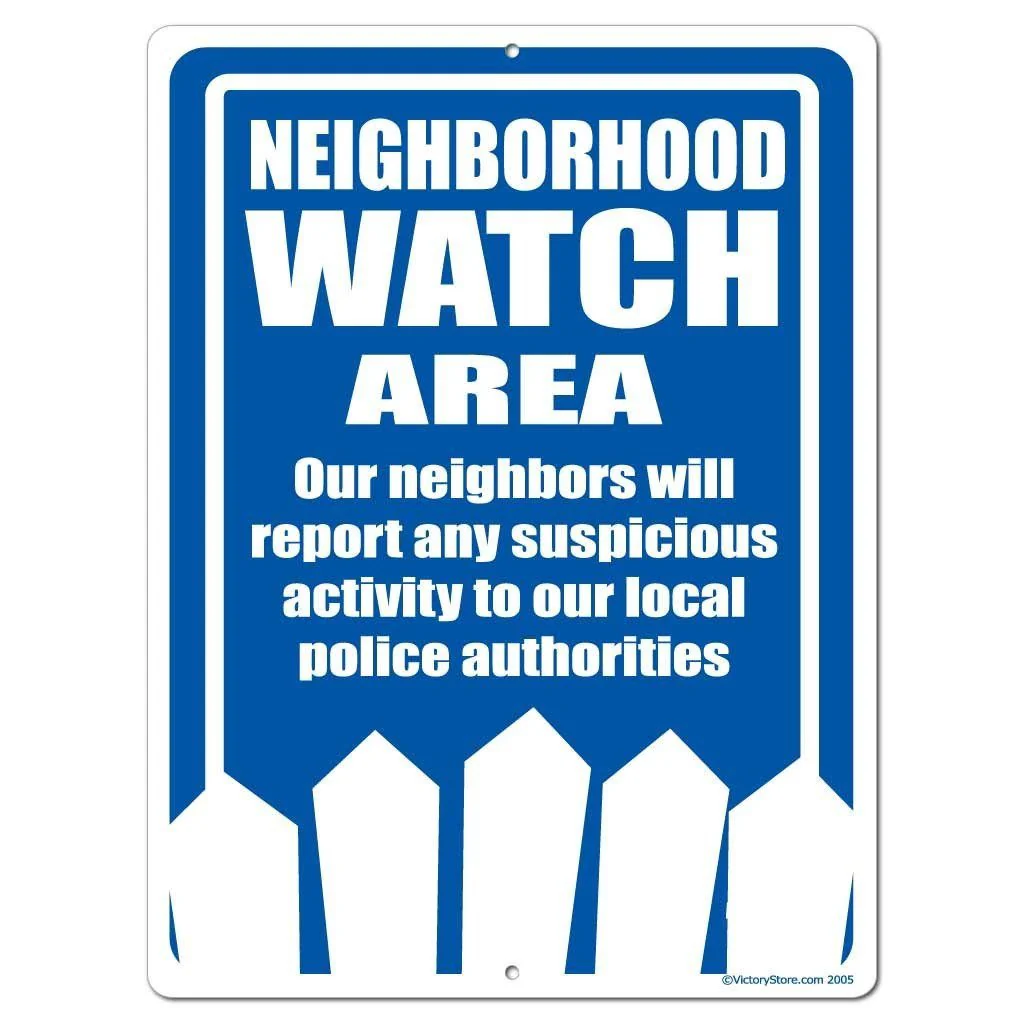 Neighborhood Watch Sign or Sticker - Image 3