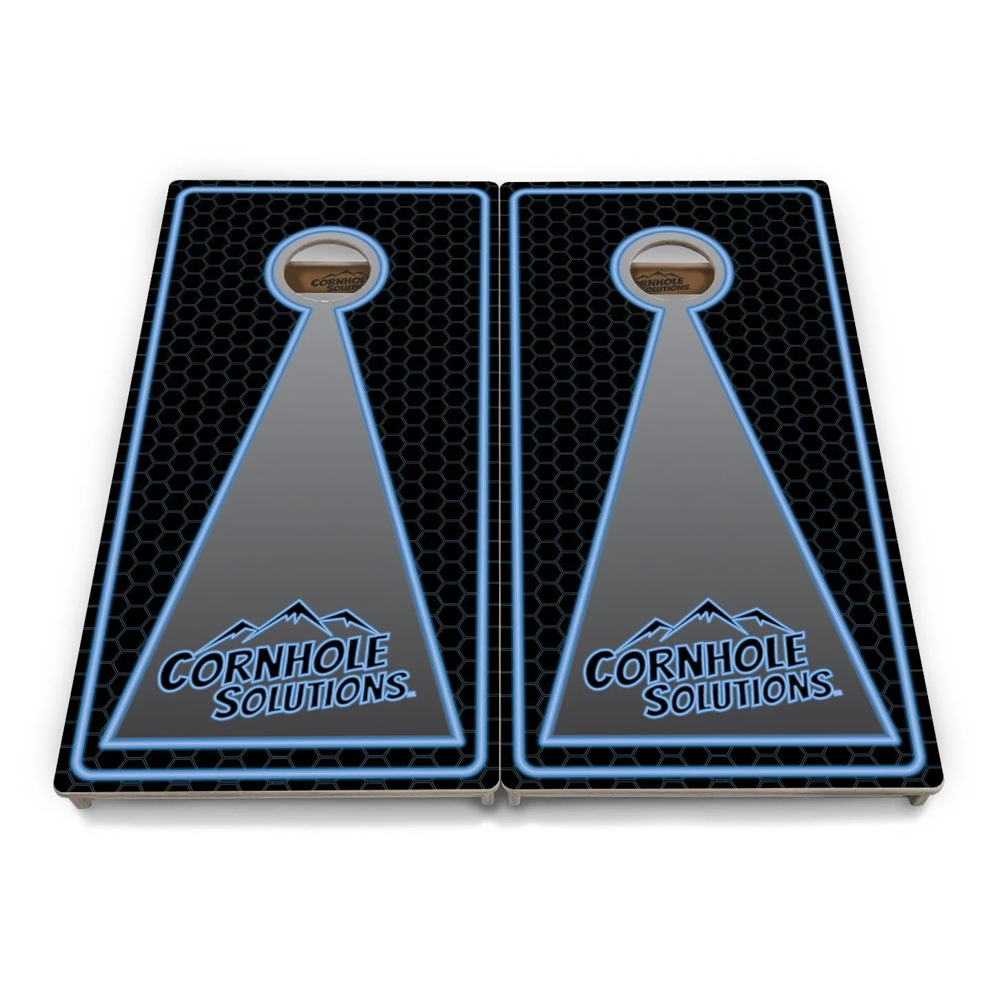 Neon Keyhole Cornhole Boards - Professional Tournament Series - Image 4