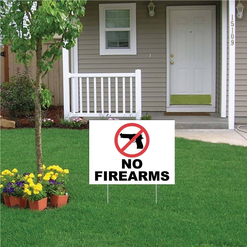 No Firearms Sign or Sticker