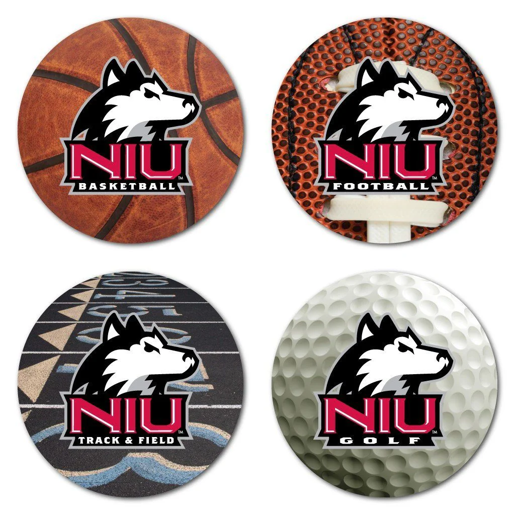 Northern Illinois University Sports Coaster Set of 4