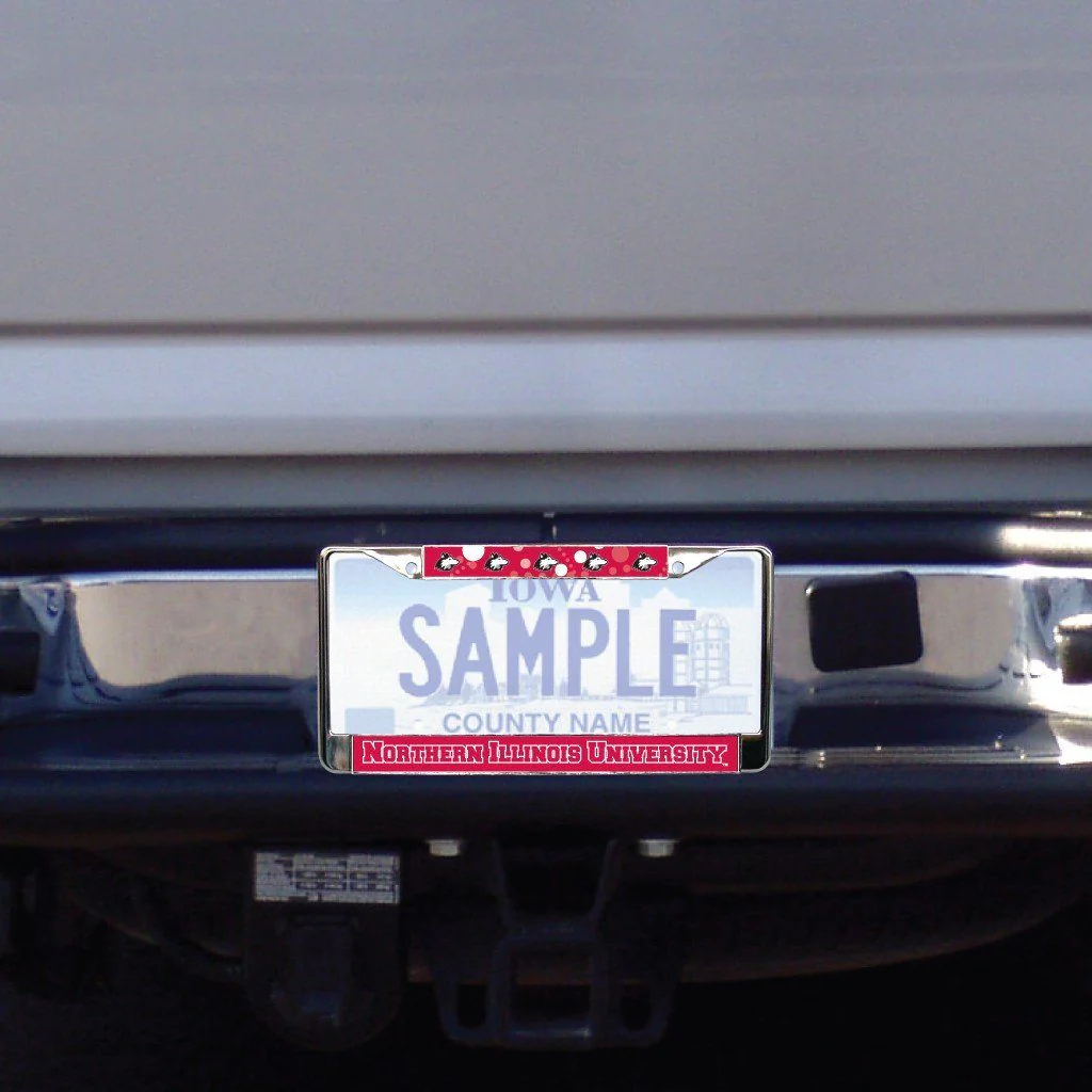 Northern Illinois University Circles License Plate Frame - Image 2