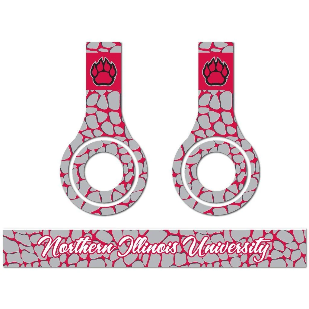 Northern Illinois University Animal Print Skins for Beats Solo HD Headphone - Image 4