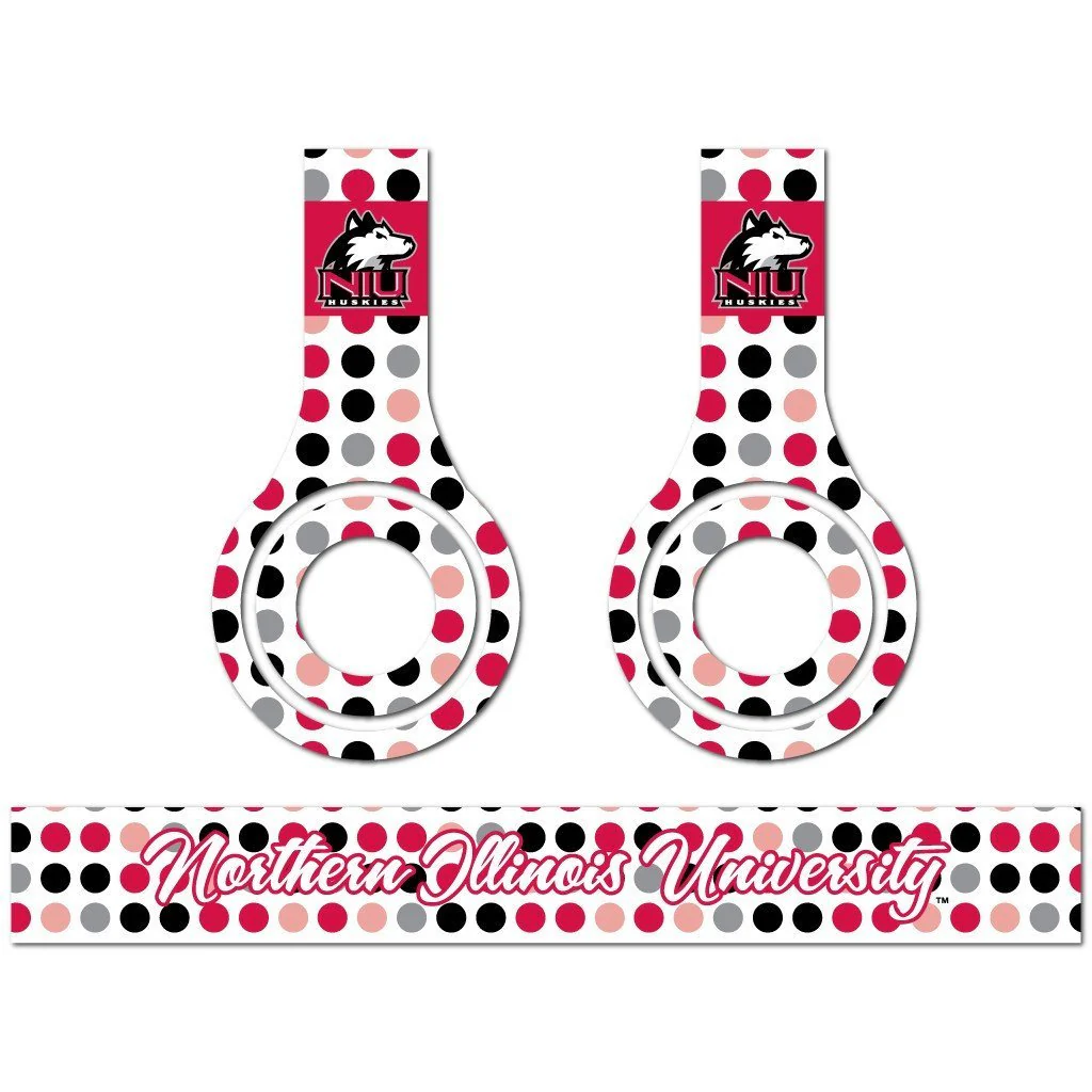 Northern Illinois University Skins for Beats Solo HD Headphone | Set of 3 - Image 4
