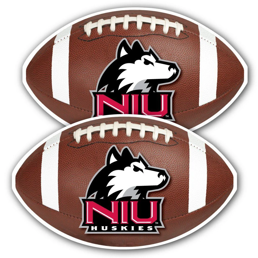 Northern Illinois University Football Window Decal Set of 2 - Image 2