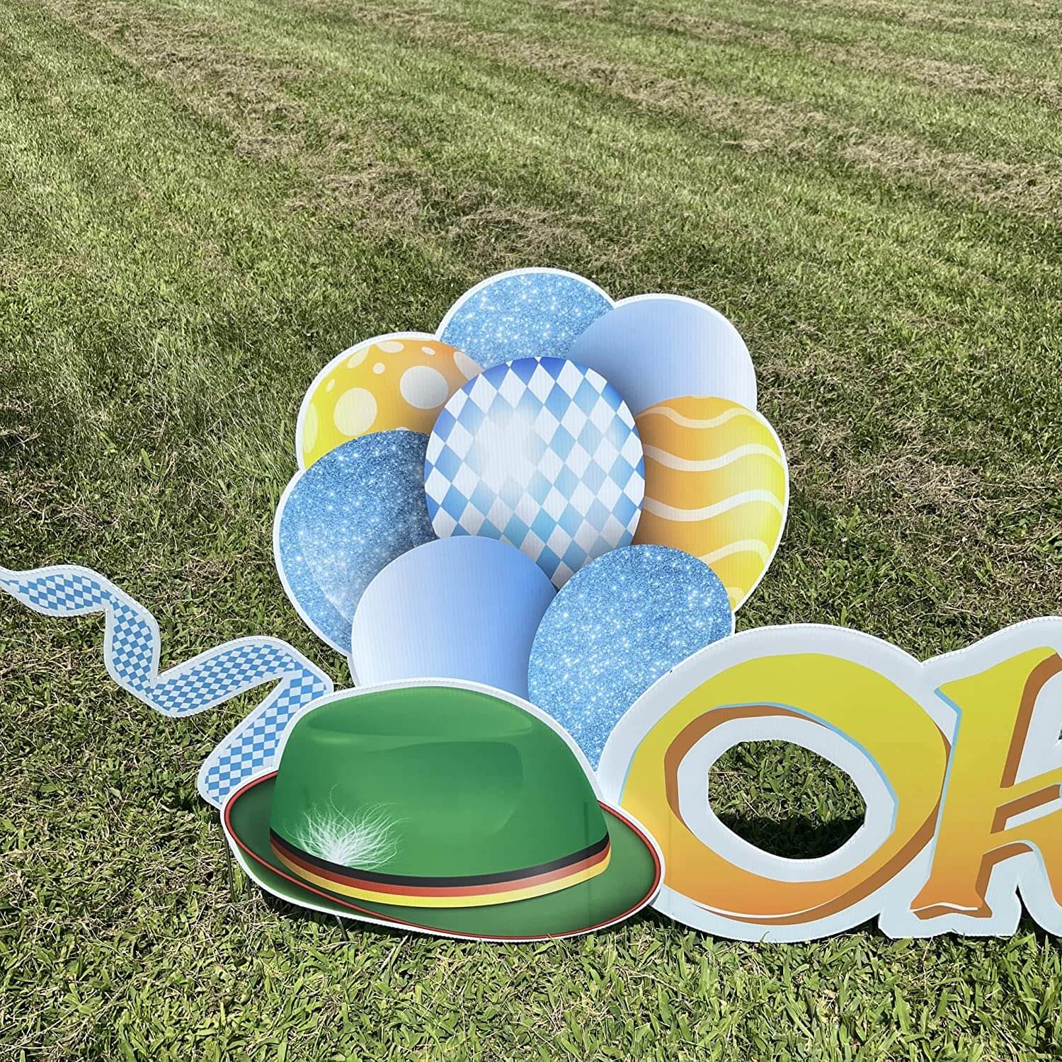 Oktoberfest Quick Set Yard Card 12 piece set - Image 4