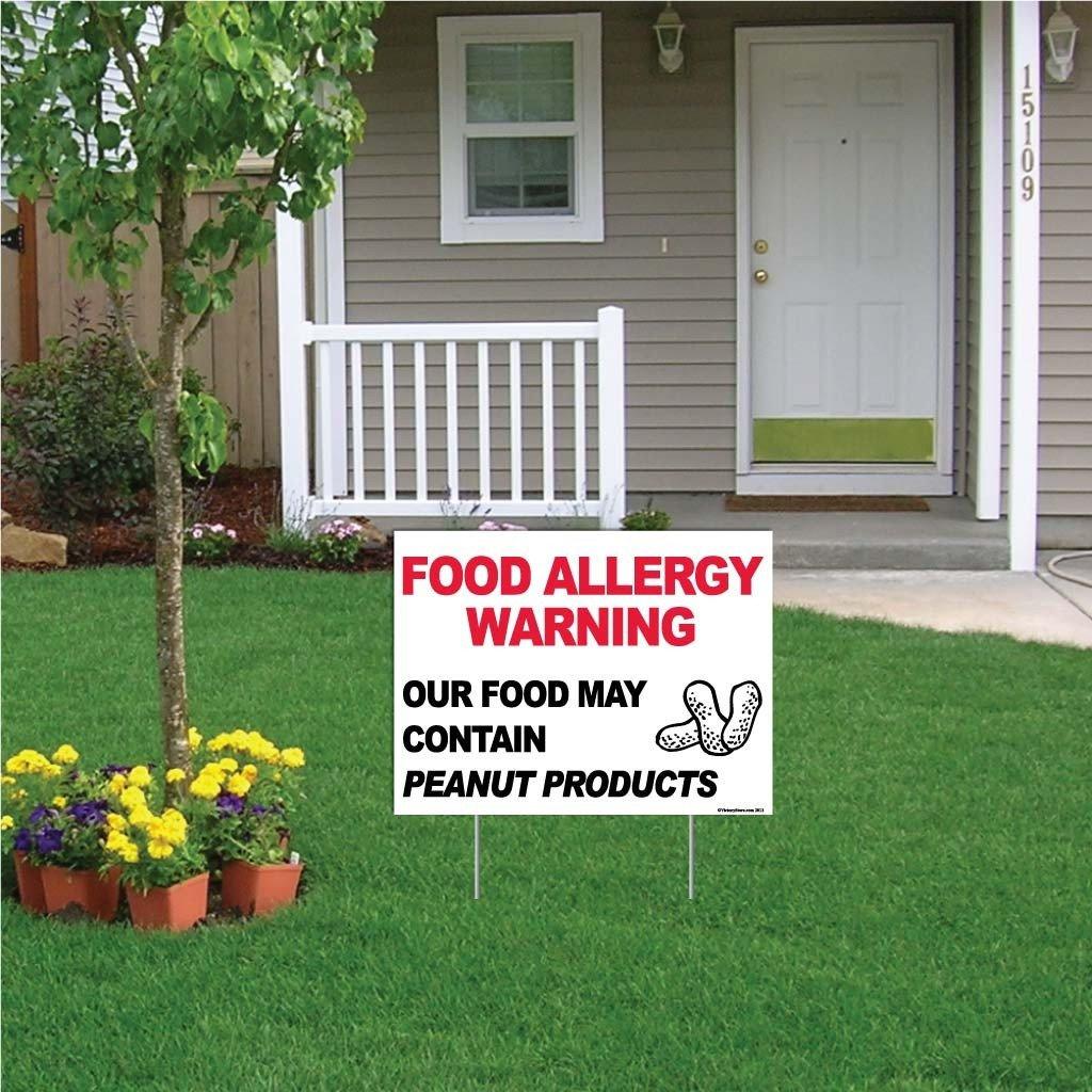 Peanut Products Food Allergy Warning Sign - Image 3