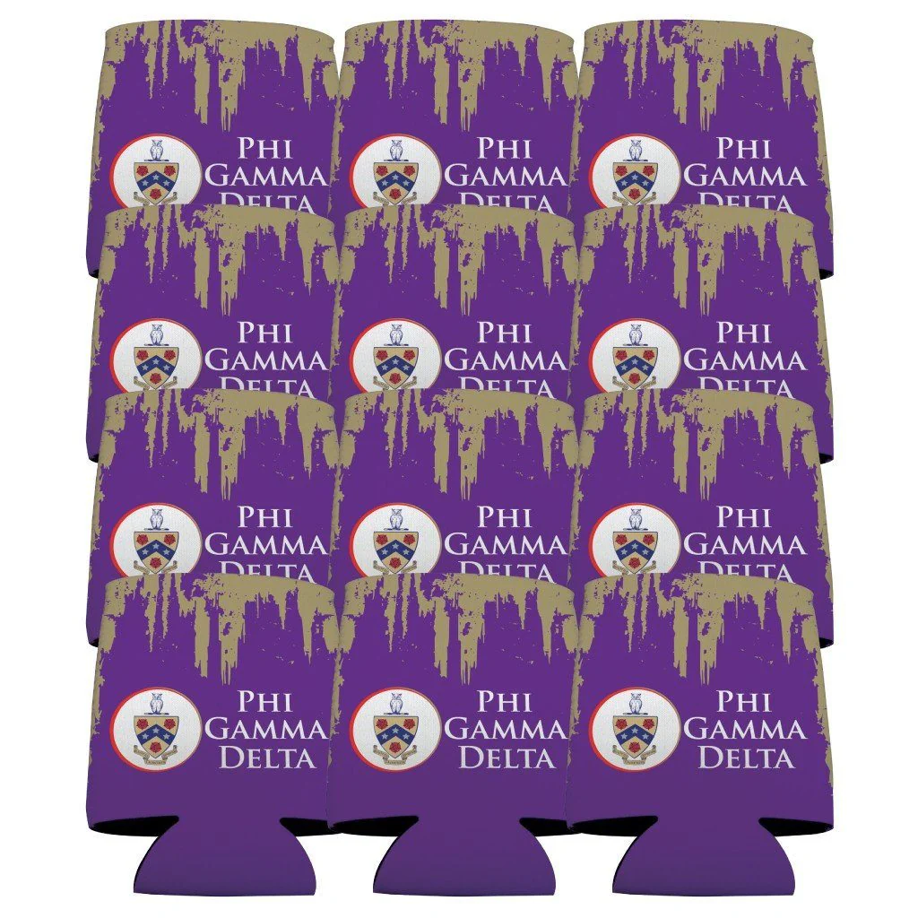 Crest & Phi Gamma Delta Can Cooler Set - Image 2