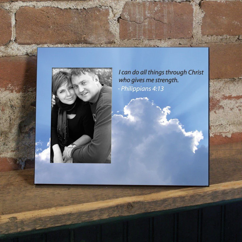 Philippians 4:13 Decorative Picture Frame