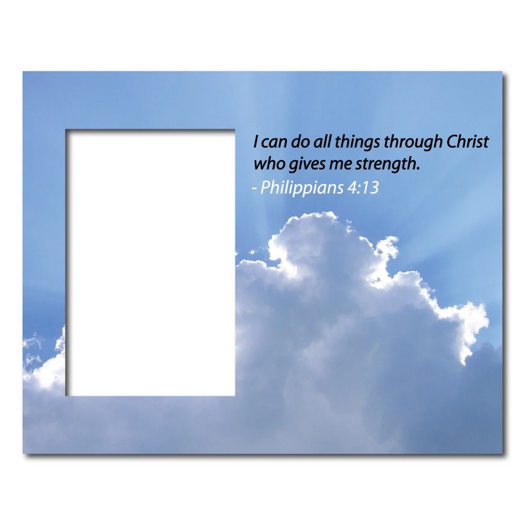 Philippians 4:13 Decorative Picture Frame - Image 2