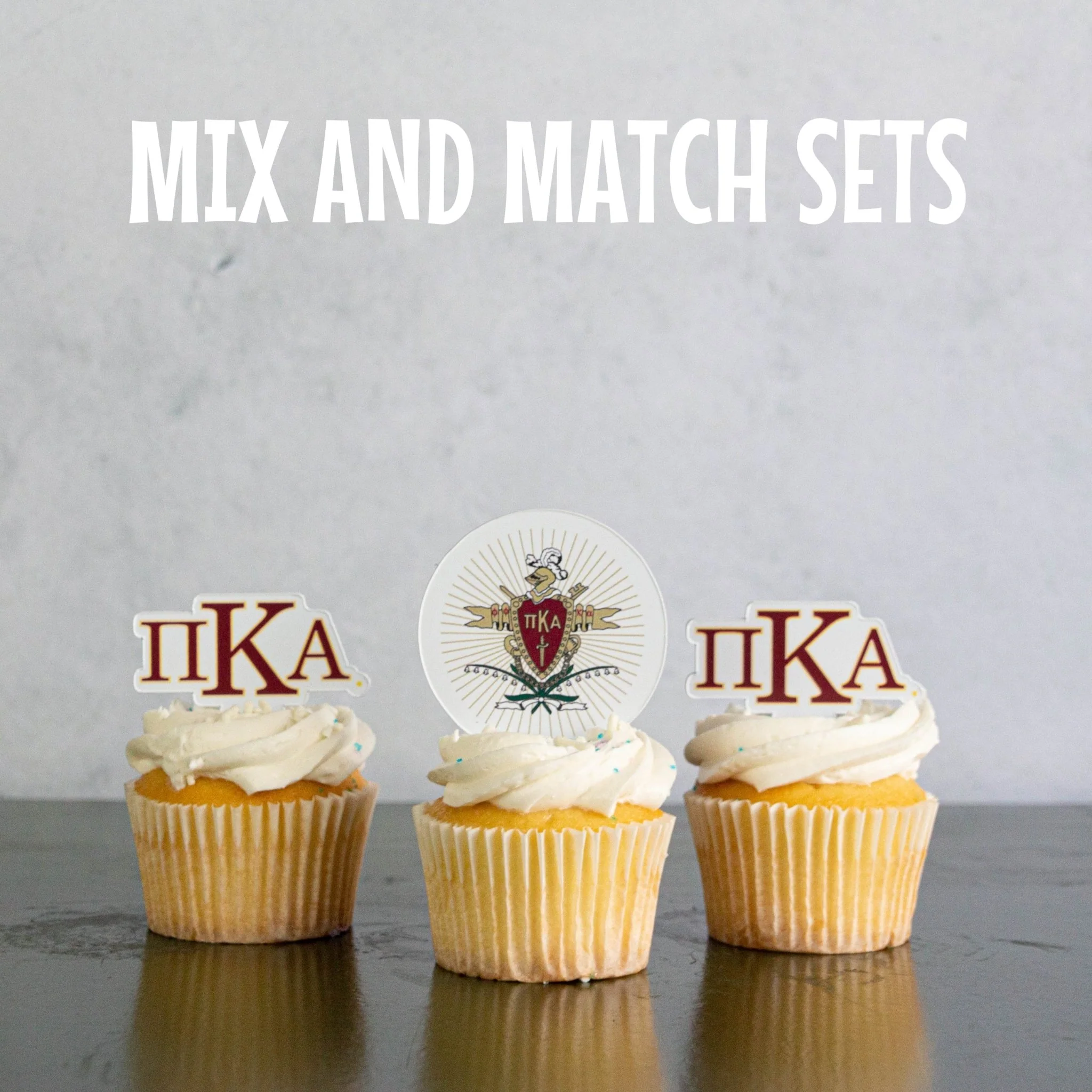 Pi Kappa Alpha Cupcake Toppers - Officially Licensed - Image 6