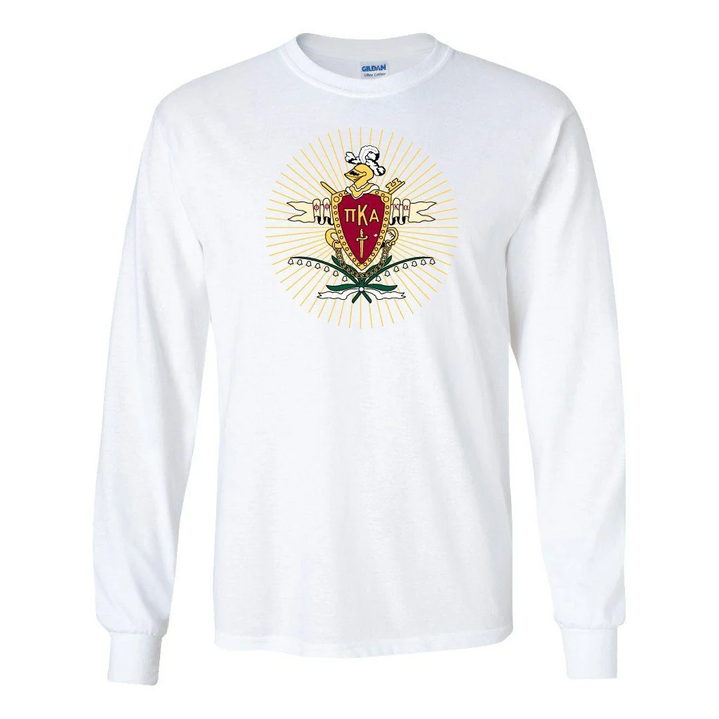 Pi Kappa Alpha Coat of Arms Long Sleeve T-shirt