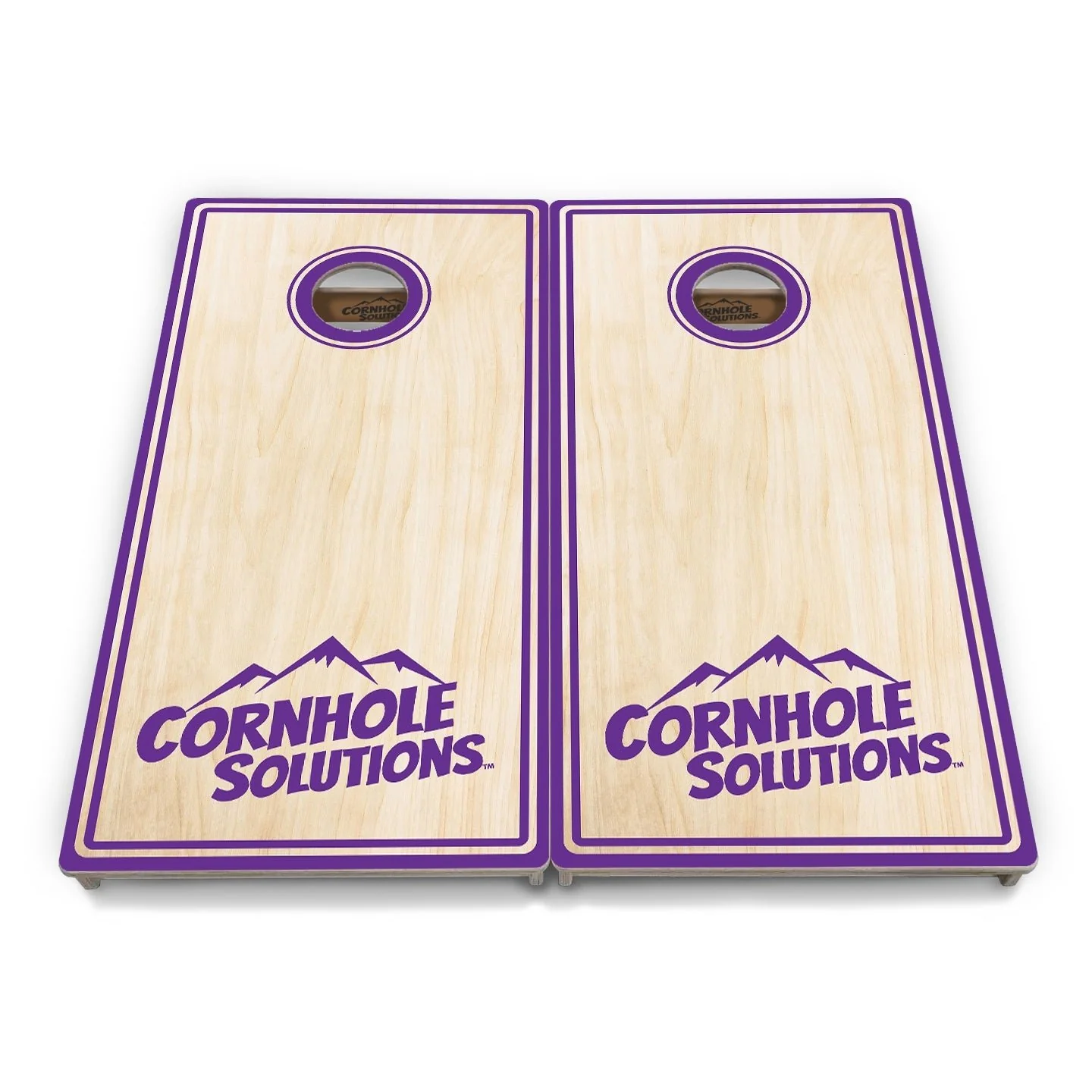 Pinstripe CS Logo Cornhole Boards - Professional Tournament Series - Image 17