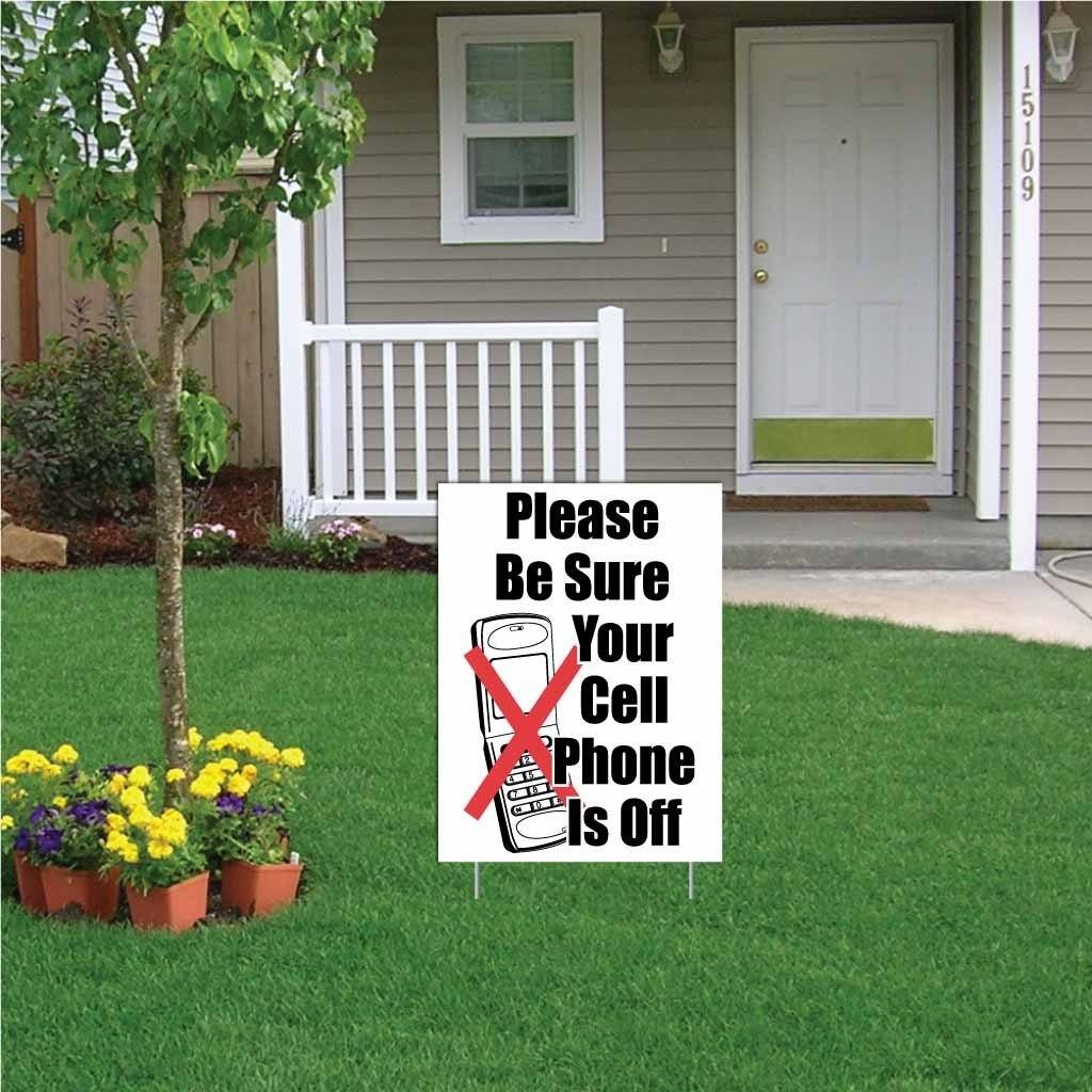 Please Be Sure Your Cell Phone is on Quiet or Vibrate Signage - Image 11