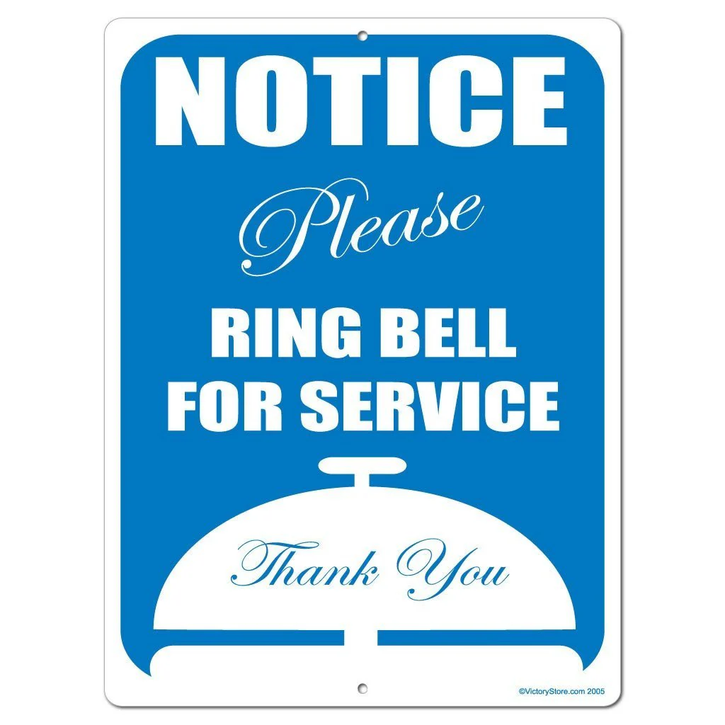 Please Ring Bell for Service Signage - Image 4