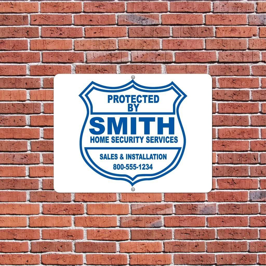 Protected by Smith Home Security Services Sign or Sticker - Image 4