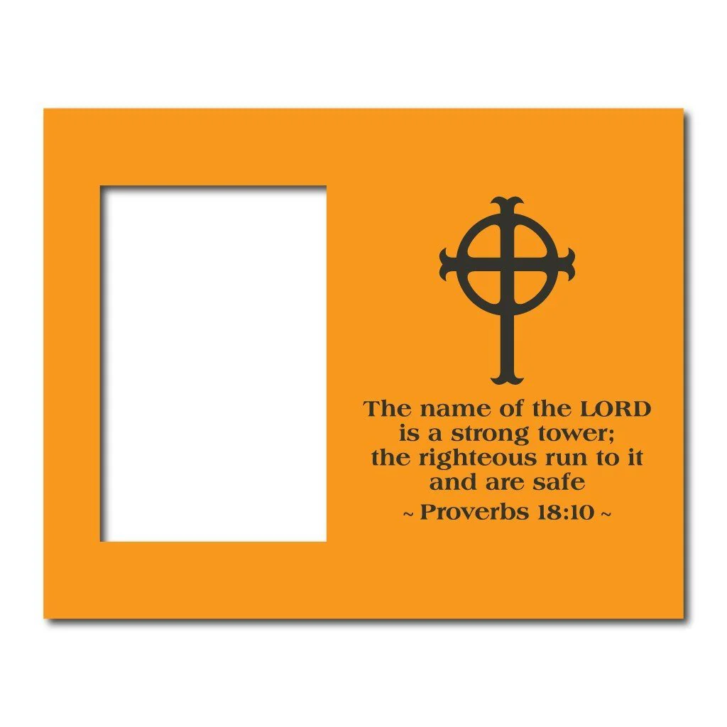 Proverbs 18:10 Decorative Picture Frame - Image 2