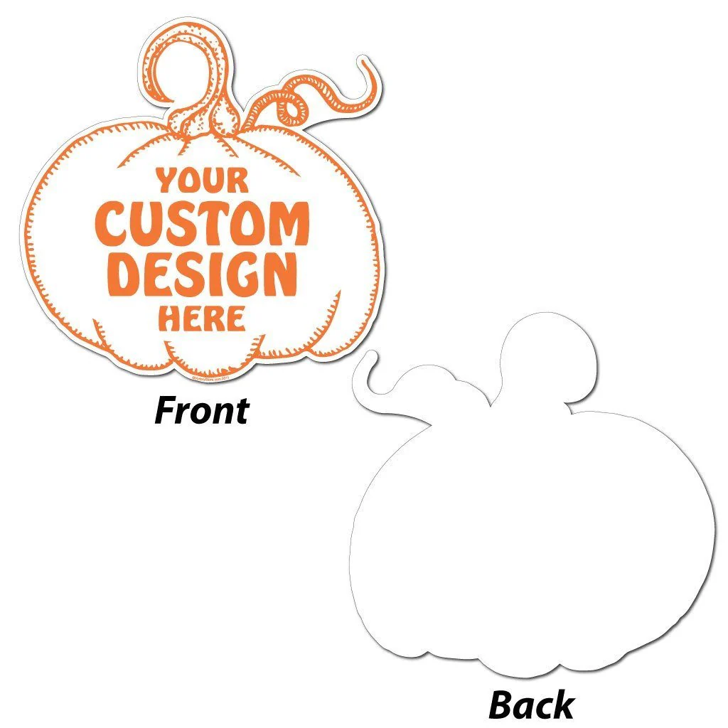 22x22" Pumpkin Shaped Yard Sign - Image 3