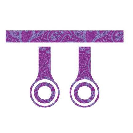 Purple & Teal Skins for Beats Solo HD Headphones Set of 3 Patterns - Image 3
