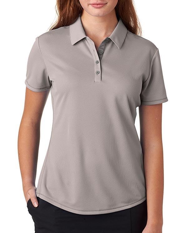 QCR Ladies' adidas Golf climacool® Mesh Color Hit Polo - Image 3