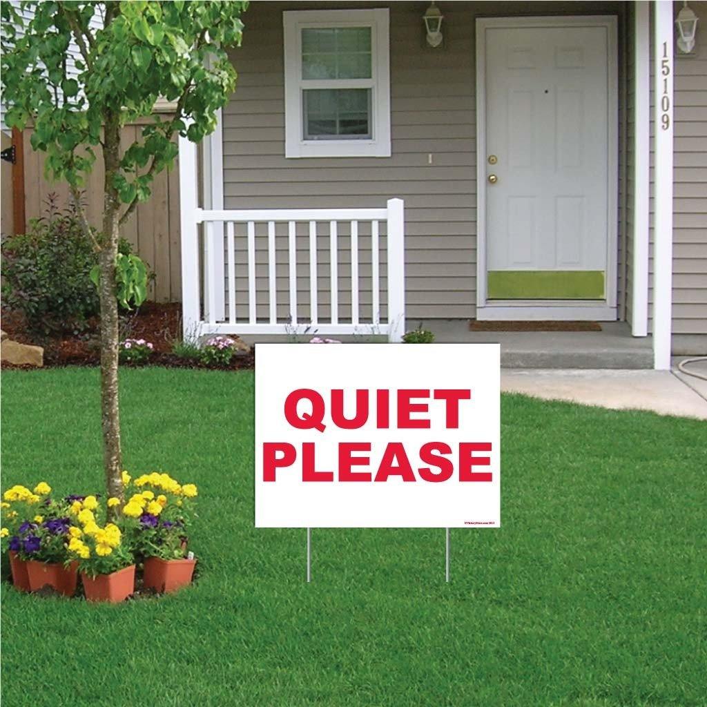 Quiet Please Sign or Sticker - Image 3