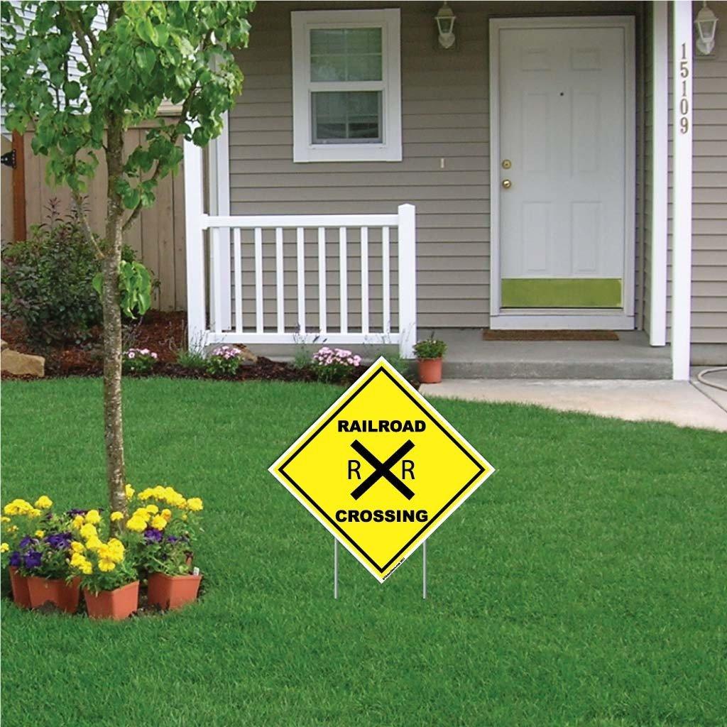Railroad Crossing Sign or Sticker - Image 3