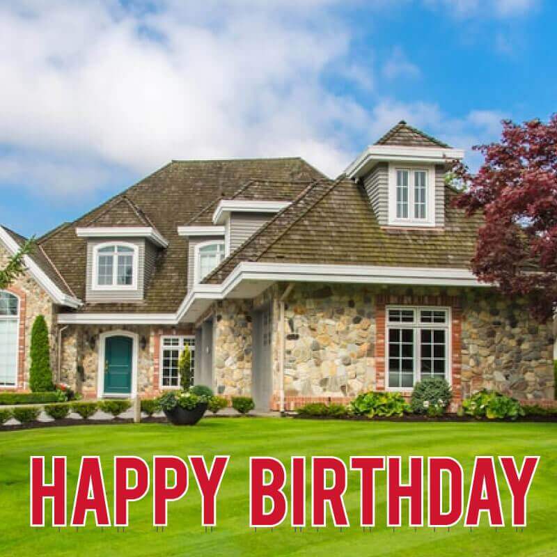 22.75" Bebas Solid Color Happy Birthday Yard Letters - 13 pc set - Image 10