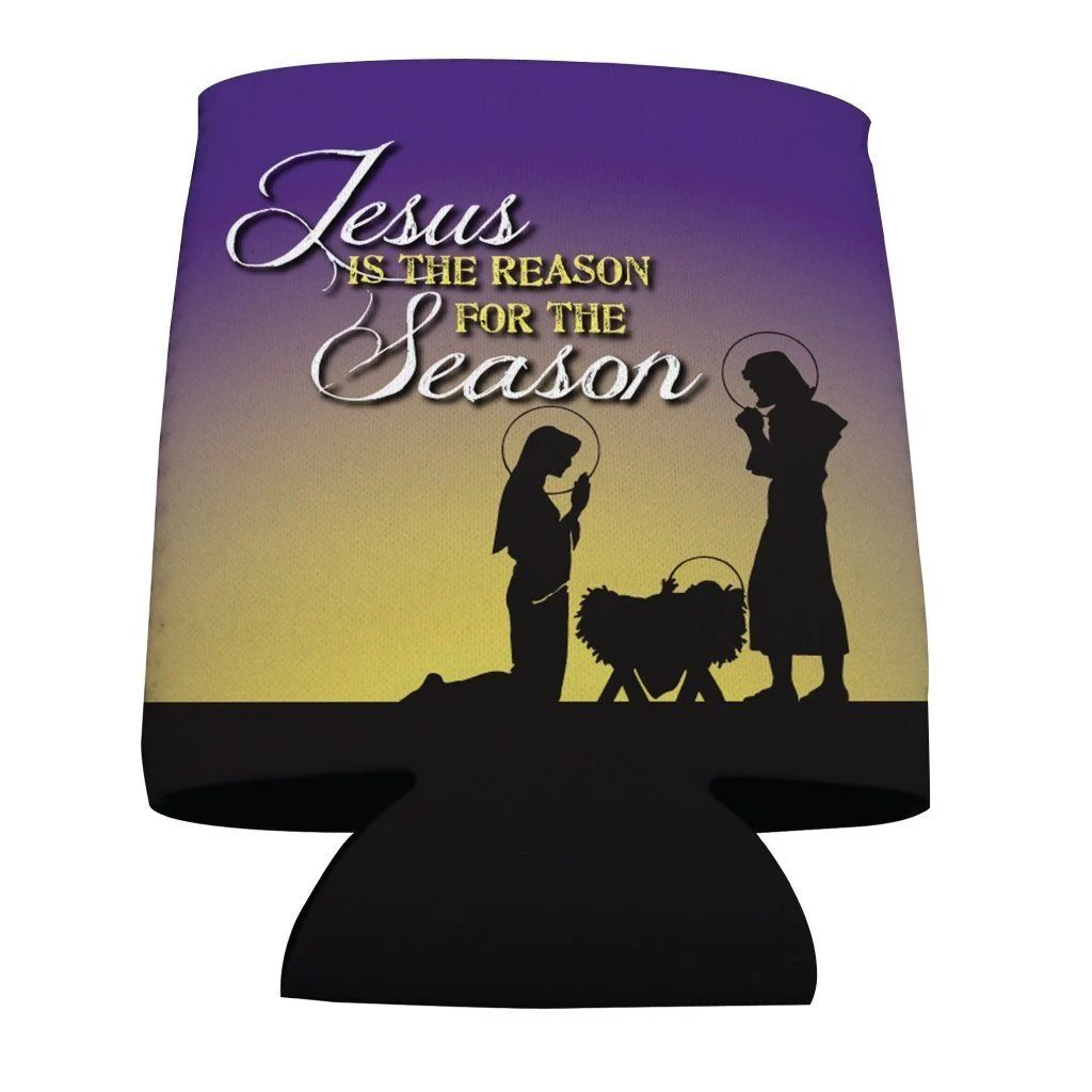Religious Christmas Can Cooler Set - Image 5