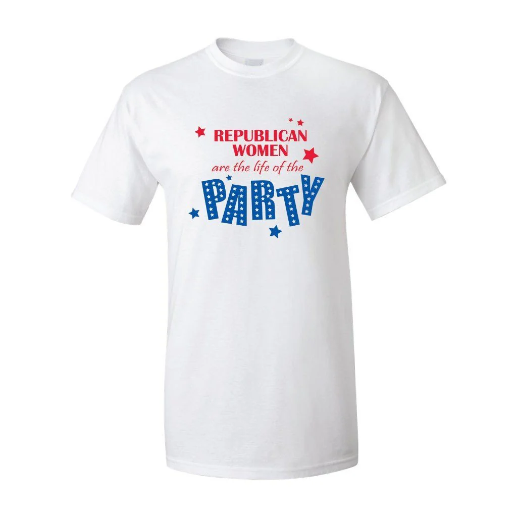 Republican Women are the Life of the Party White T-Shirt