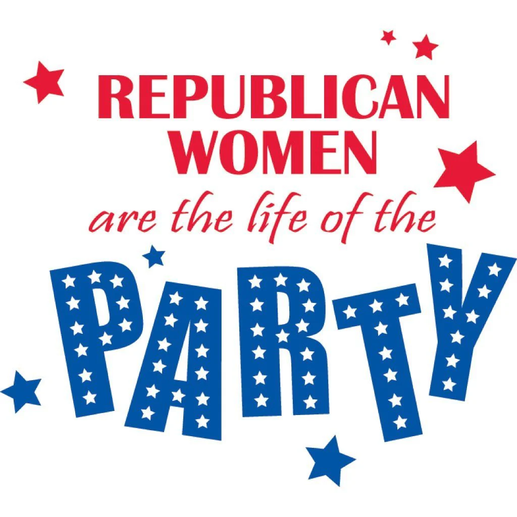 Republican Women are the Life of the Party White T-Shirt - Image 2