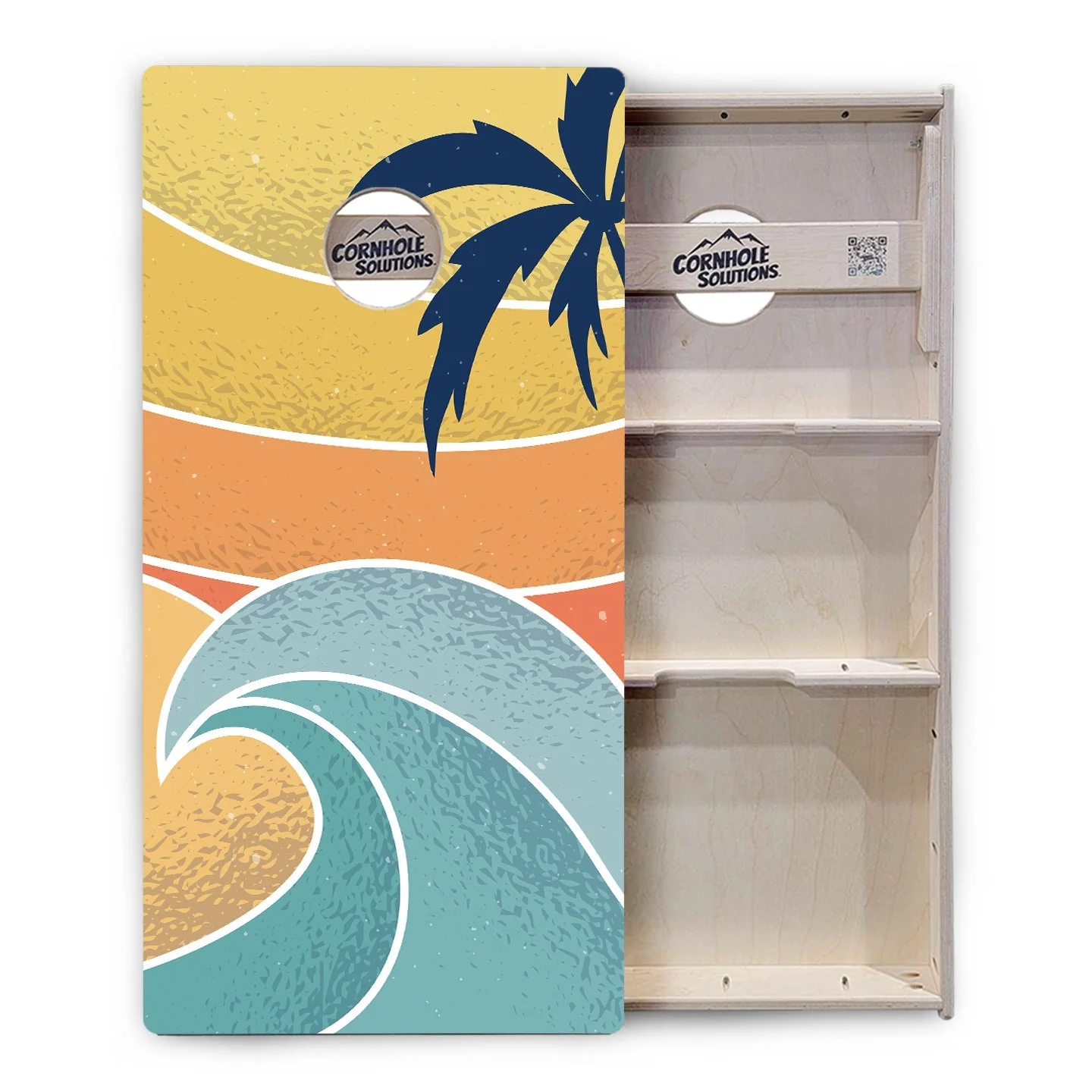 Retro Beach Cornhole Boards - Professional Tournament Series - Image 9