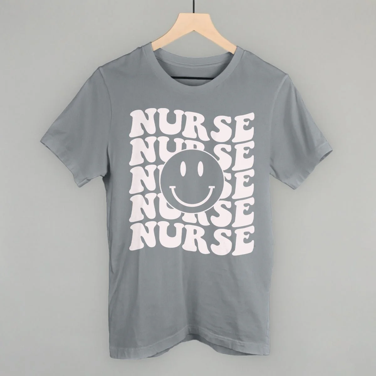 Retro Nurse Smiley (Repeated) - Image 2