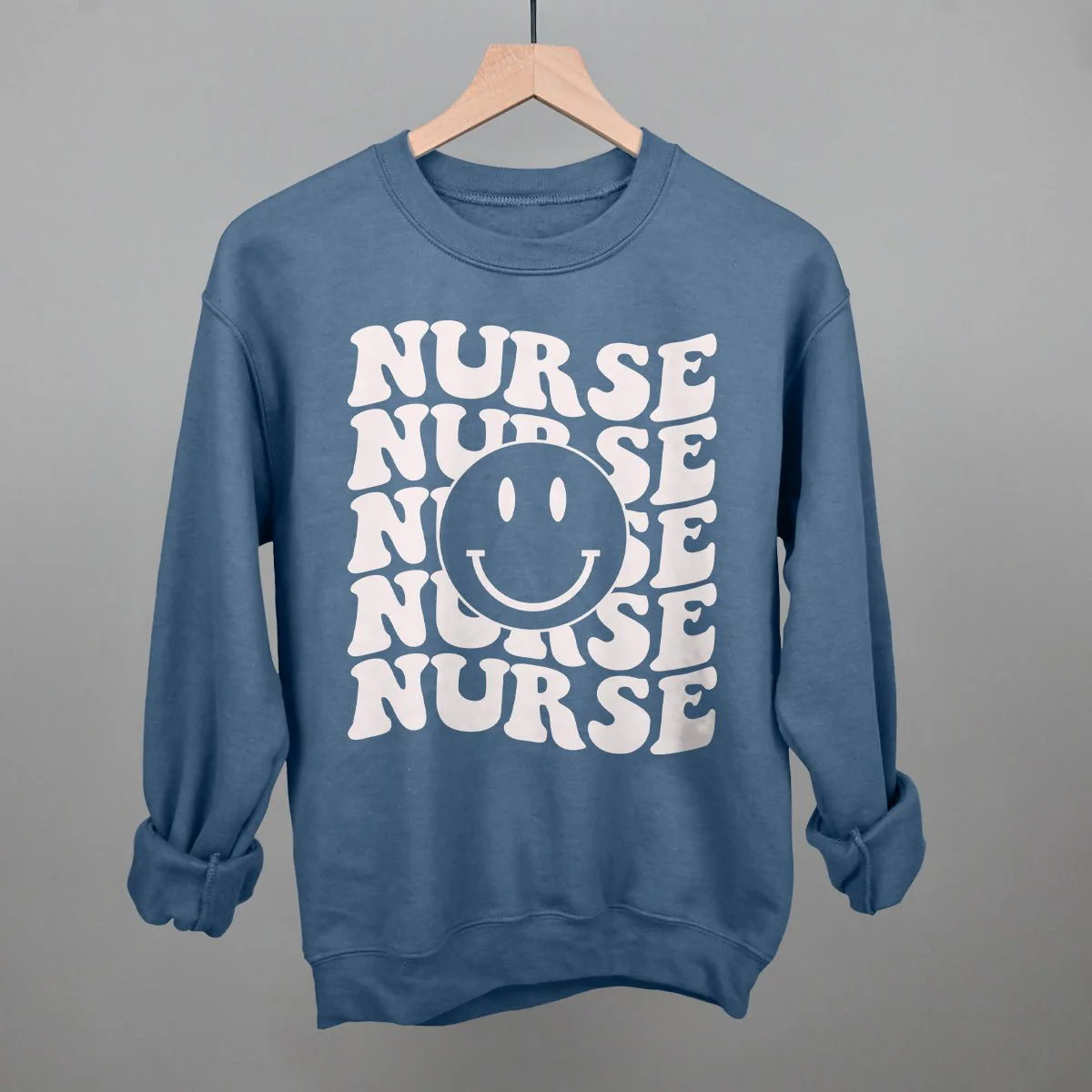 Retro Nurse Smiley (Repeated) - Image 9