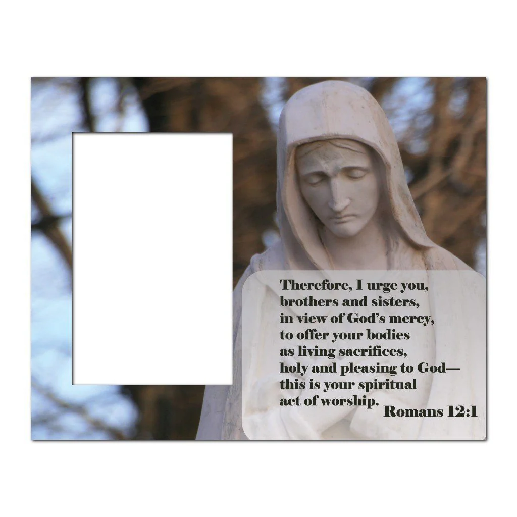 Romans 12:1 Decorative Picture Frame - Image 2