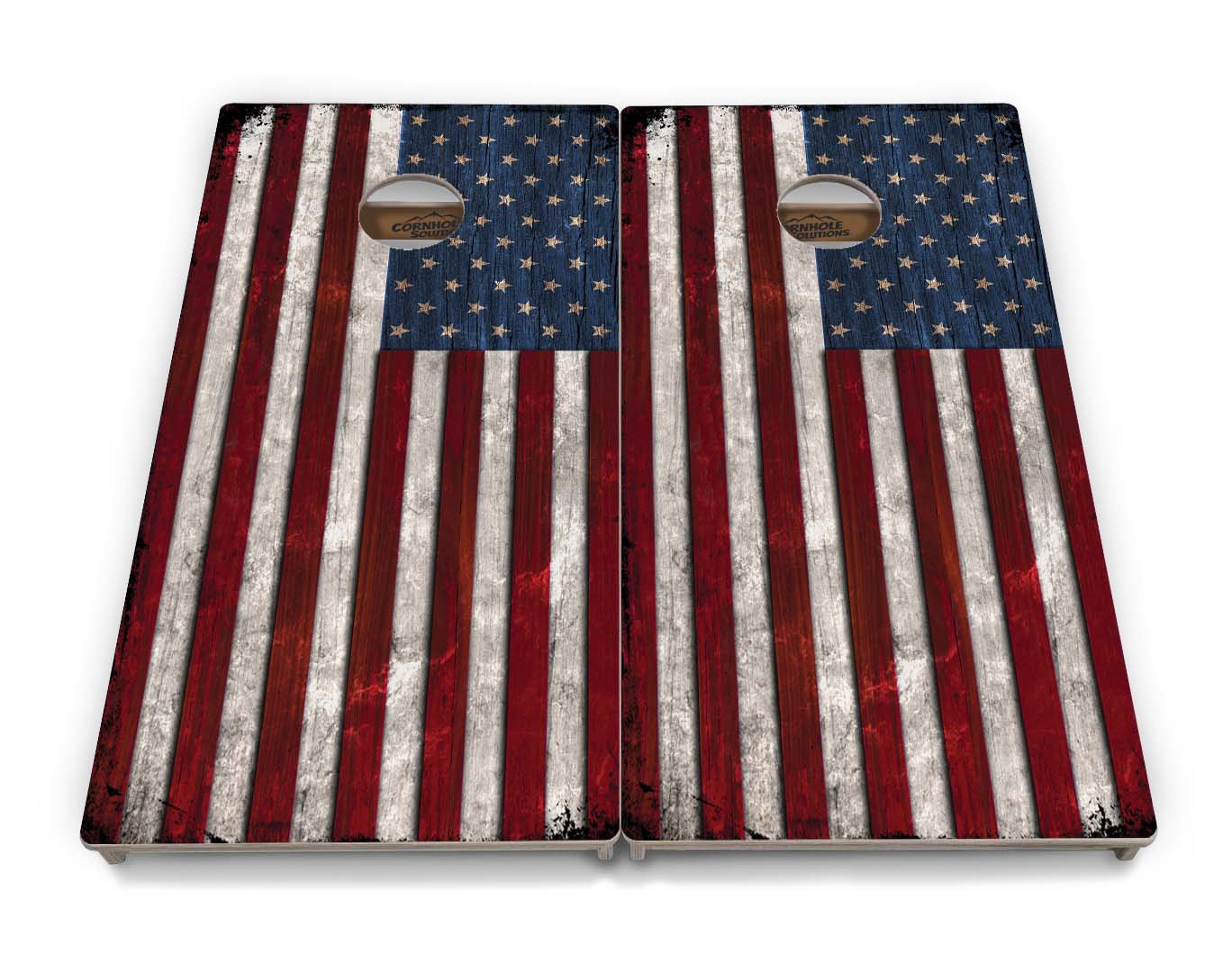 Rustic USA Flag Cornhole Boards - Professional Tournament Series - Image 5