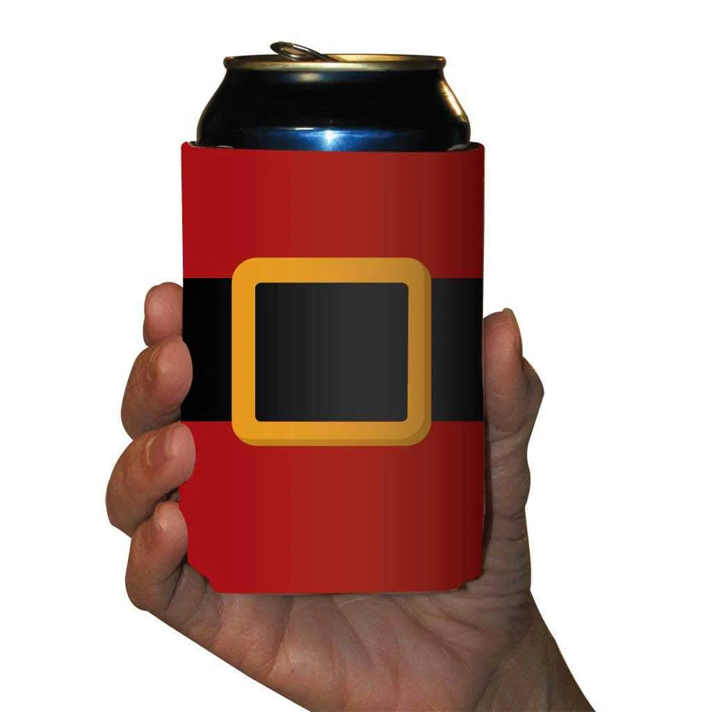 Santa & Elves Christmas Can Coolers Set - Image 4