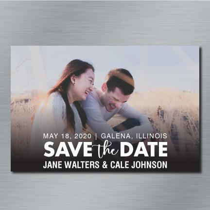 Save the Date Custom Refrigerator Magnet